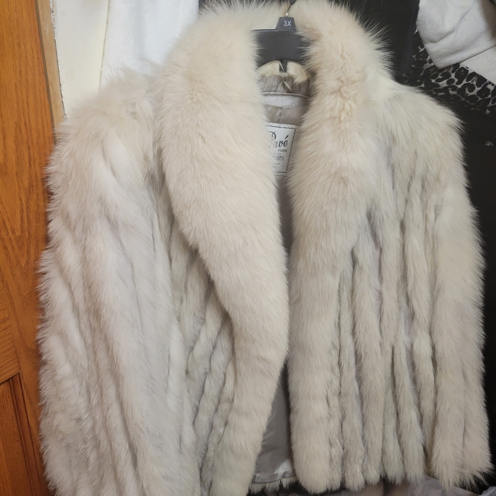Fur coat from pave in london